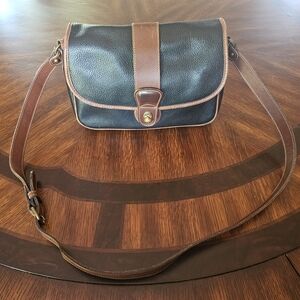 Coach Sheridan Mayfield Crossbody Black And Brown Leather Made In USA
